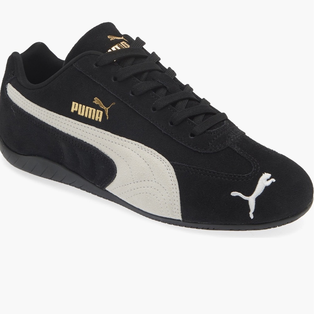 Women’s Puma Black and White speedcat OG Sneakers 8.5